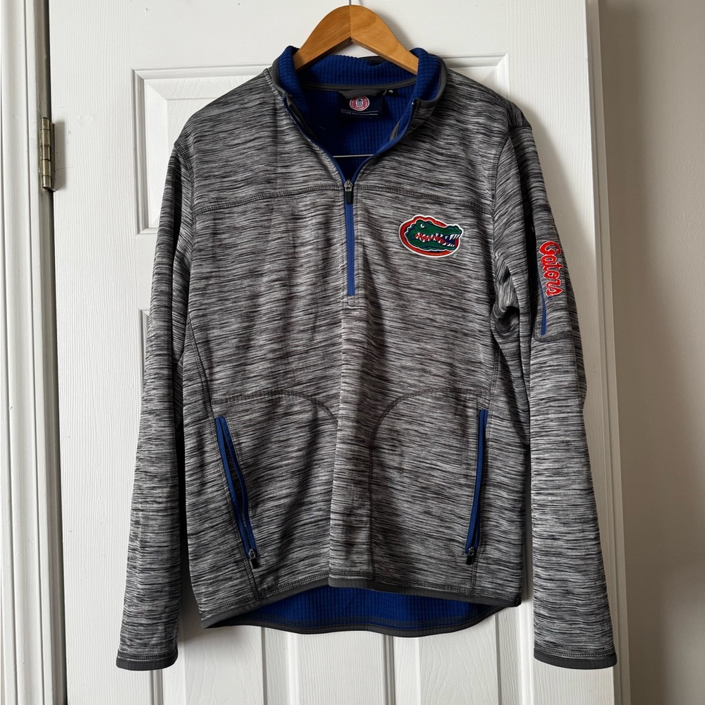 G-III Carl Banks Florida Gators Quarter Zip Pullover L Fleece Sweater 0522